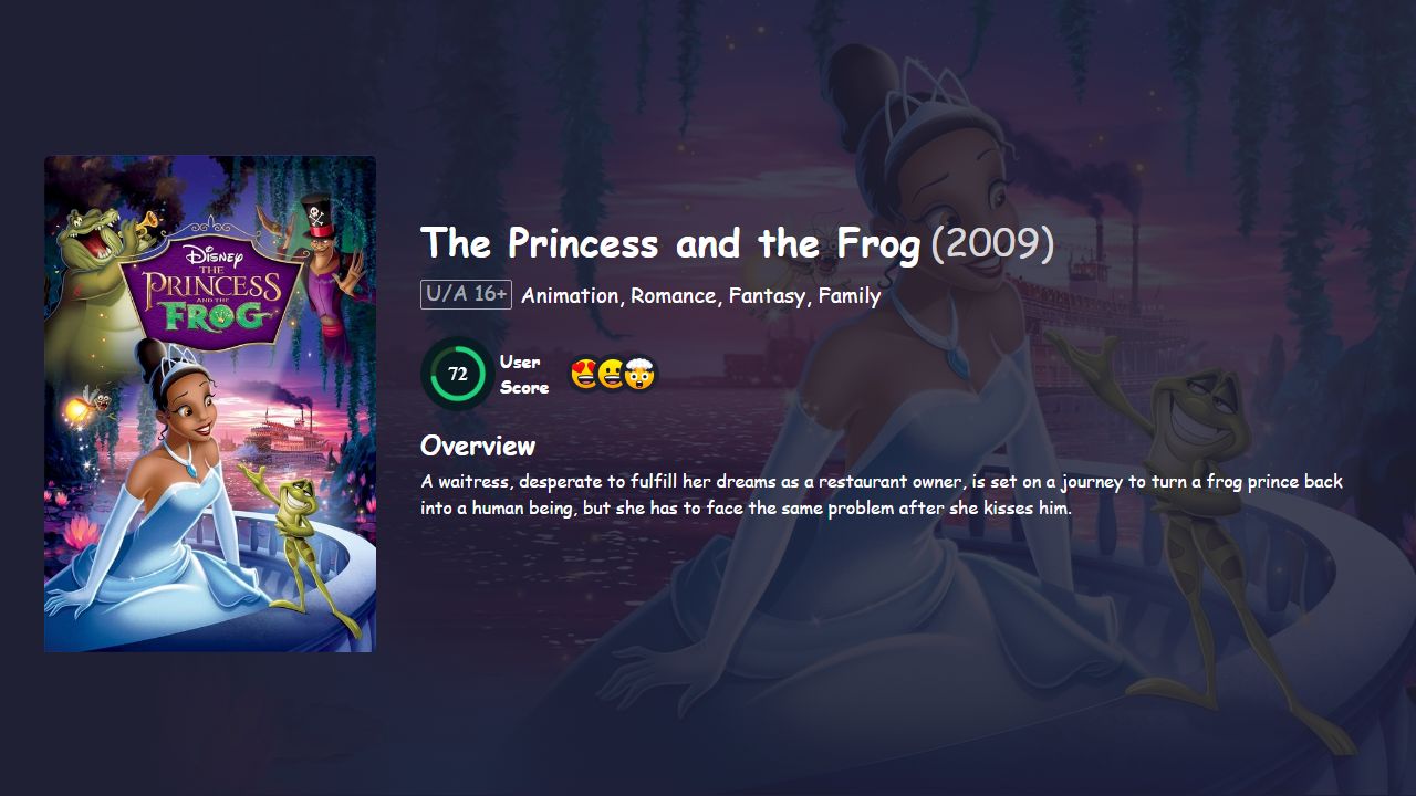 The Princess and the Frog (2009) Hindi Dubbed