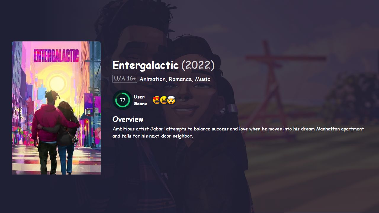 Entergalactic (2022) Hindi Dubbed