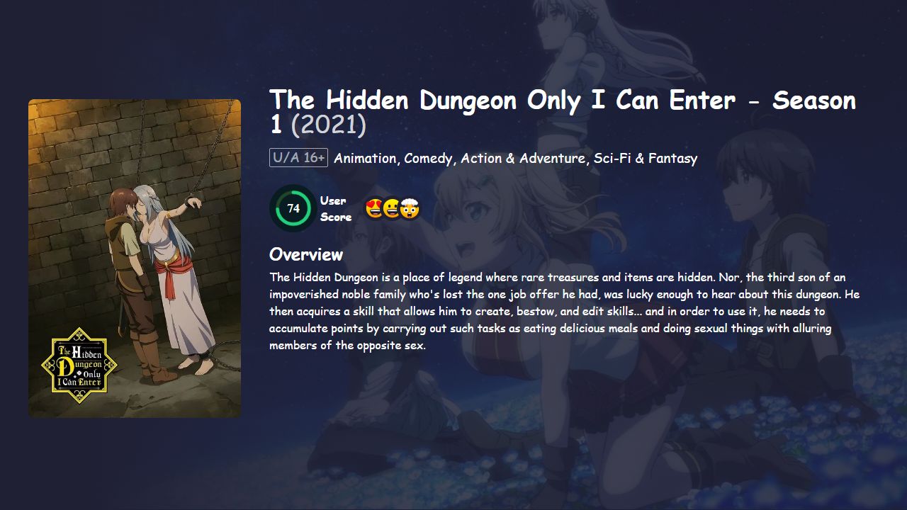 The Hidden Dungeon Only I Can Enter Season 1 Japanese Dubbed