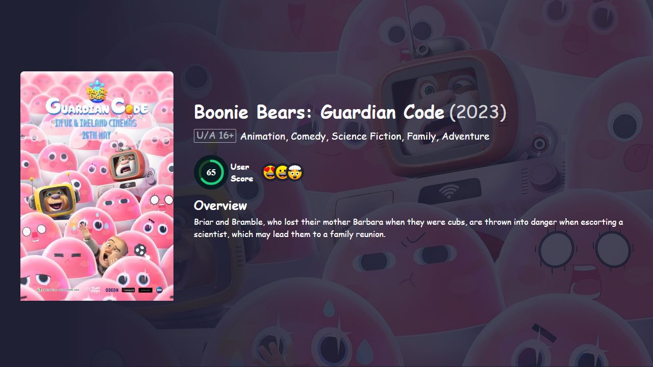 Boonie Bears: Guardian Code (2023) Hindi Dubbed