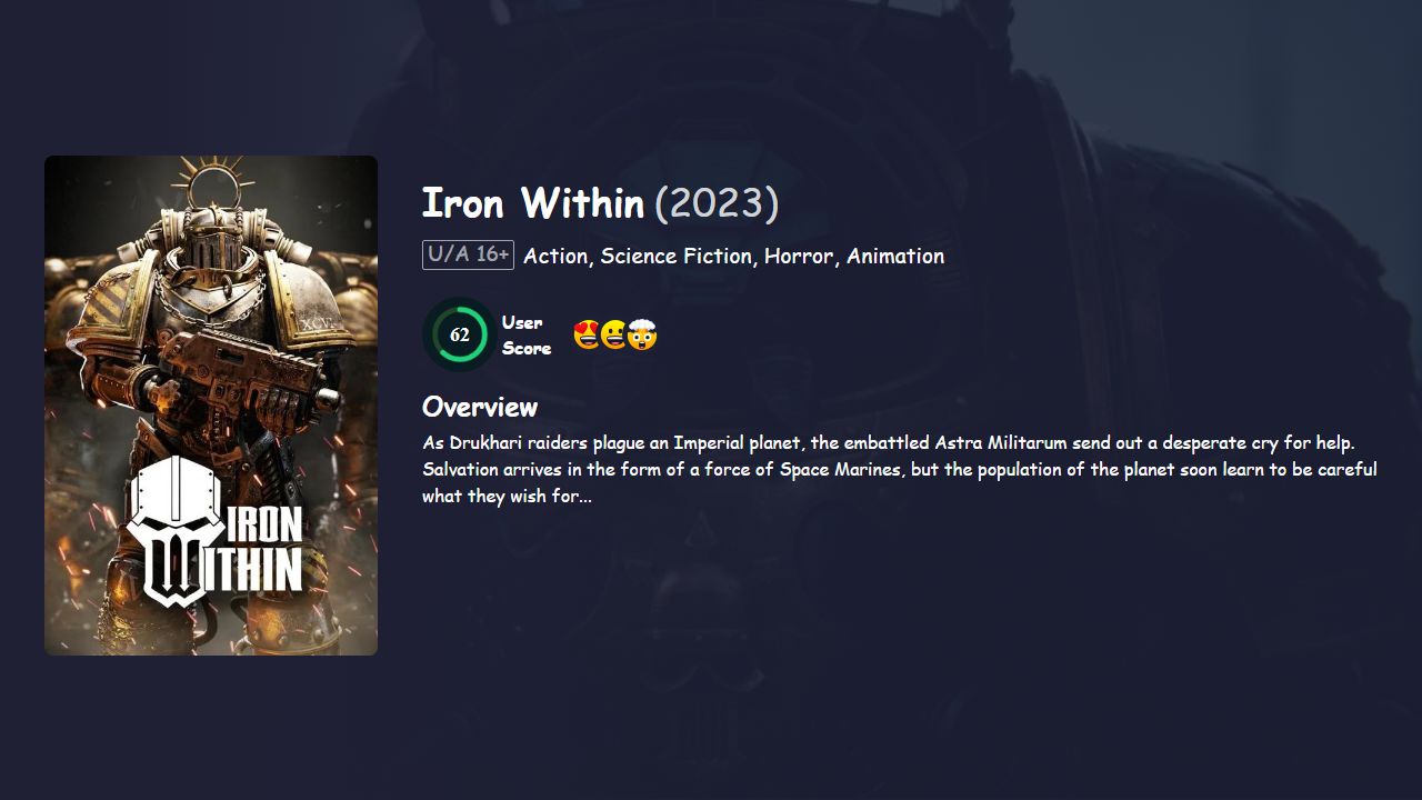 Iron Within (2023) English Dubbed