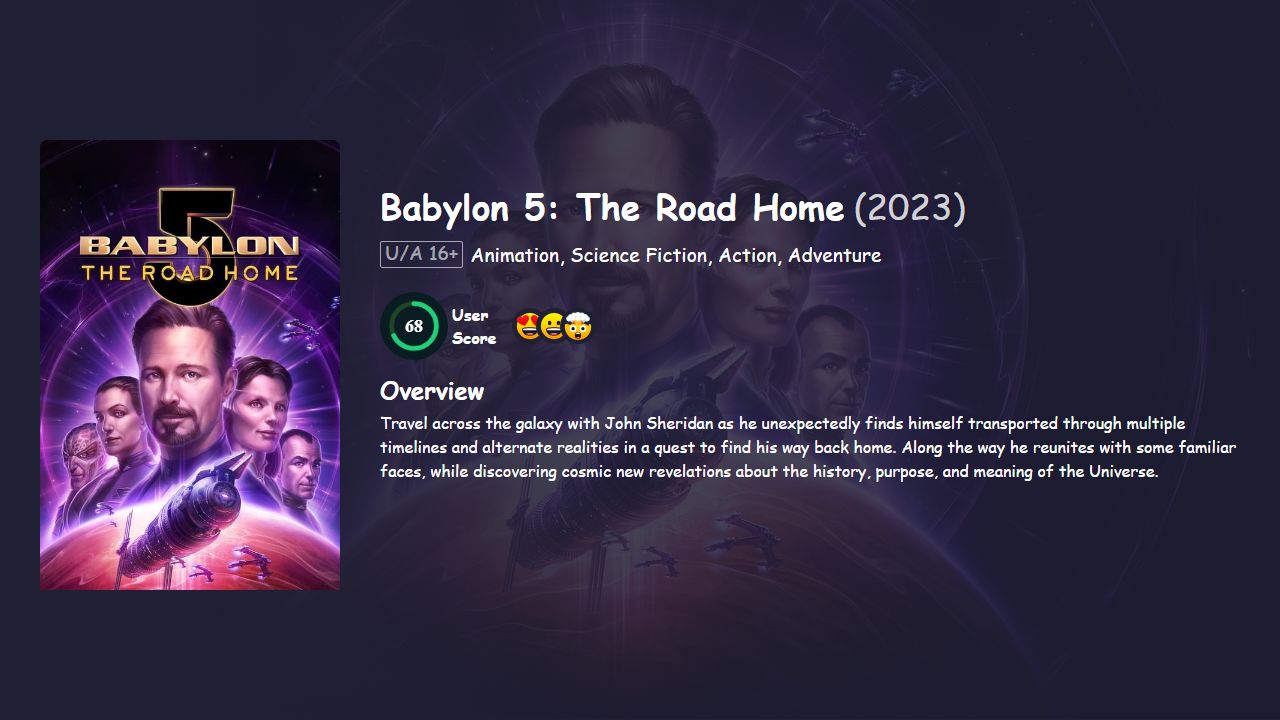 Babylon 5: The Road Home (2023) English Dubbed