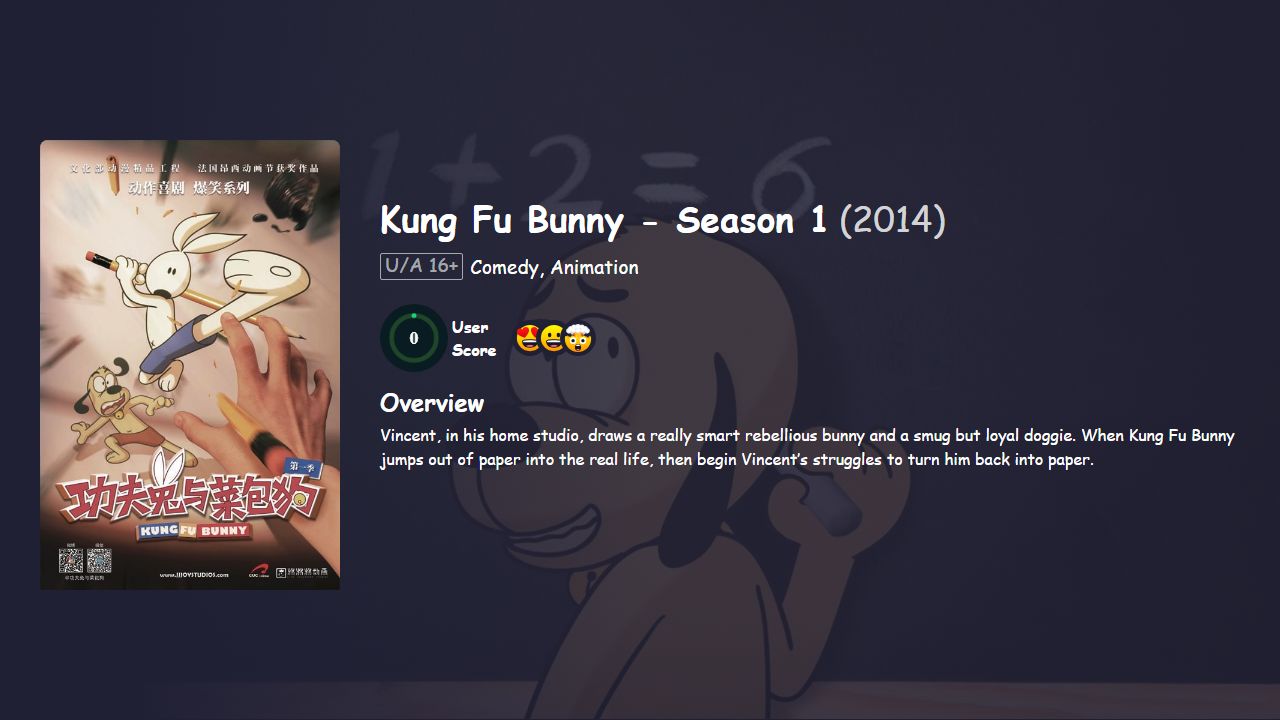 Kung Fu Bunny Season 1 Hindi Dubbed