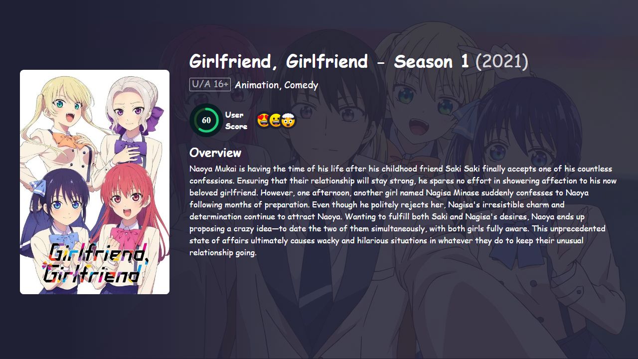 Girlfriend, Girlfriend Season 1 Japanese Dubbed