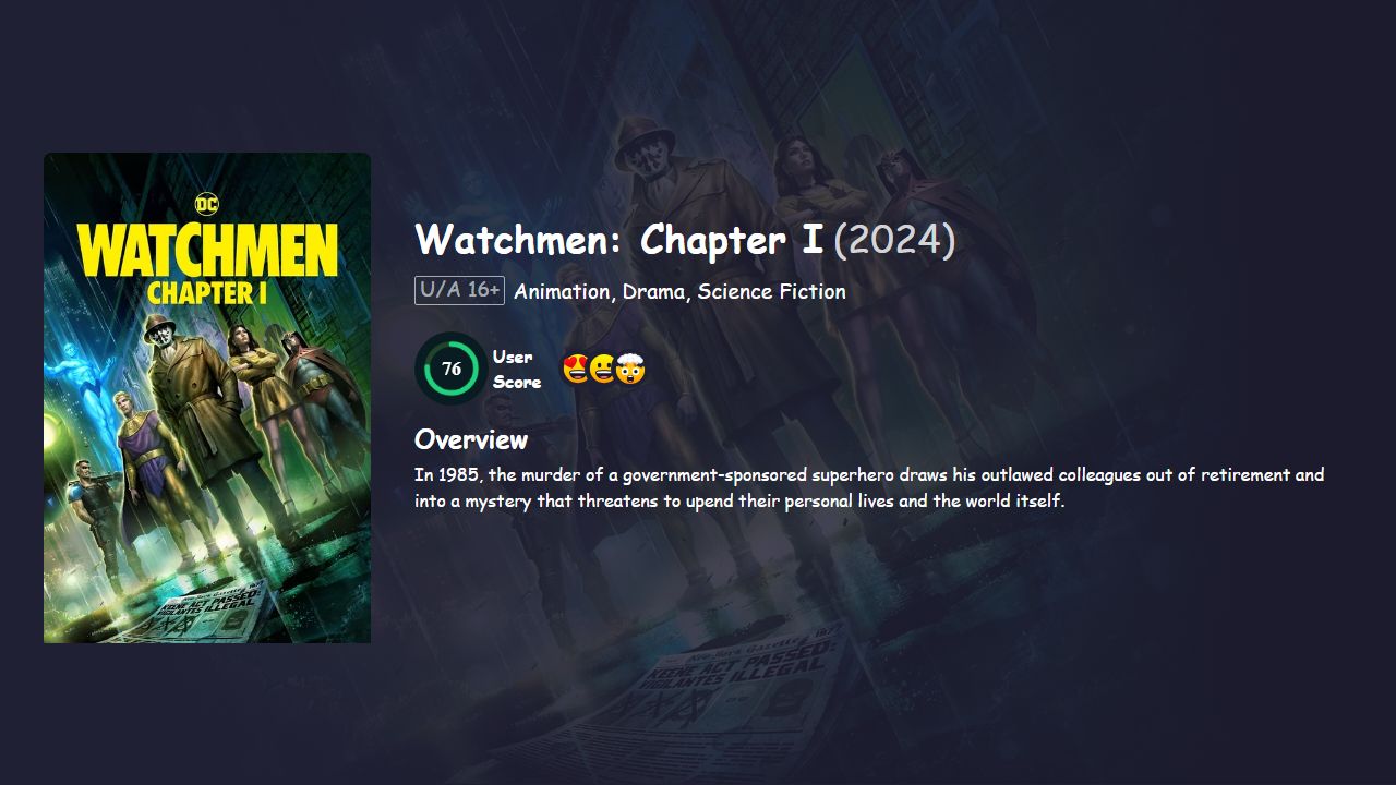 Watchmen: Chapter I (2024) English Dubbed