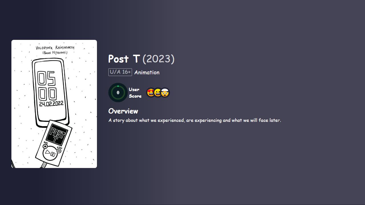 Post T (2023) English Dubbed