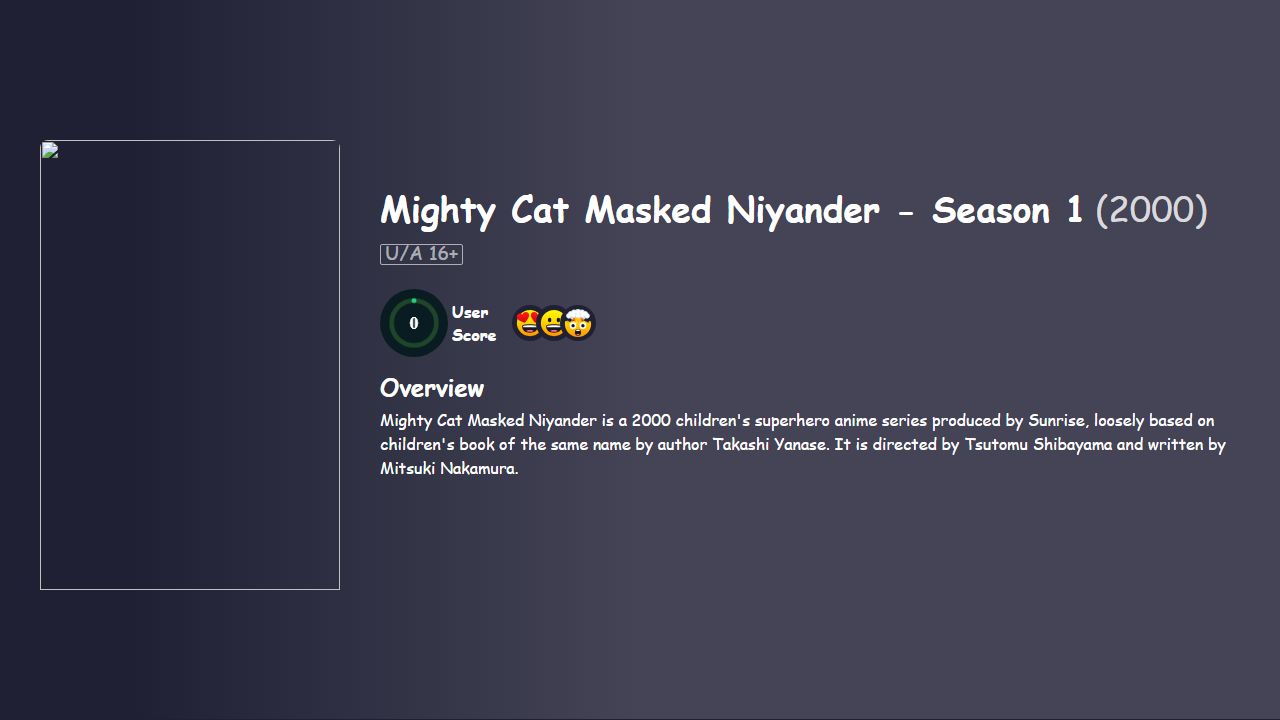 Mighty Cat Masked Niyander Season 1 Hindi Dubbed