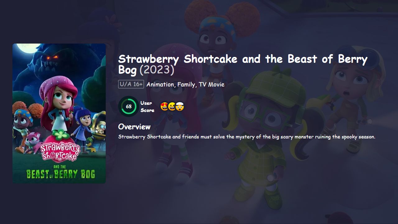Strawberry Shortcake and the Beast of Berry Bog (2023) English Dubbed