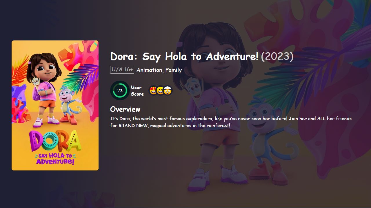 Dora: Say Hola to Adventure! (2023) English Dubbed