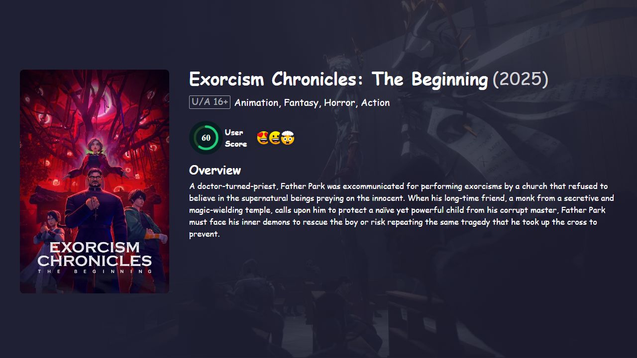 Exorcism Chronicles: The Beginning (2025) Korean Dubbed