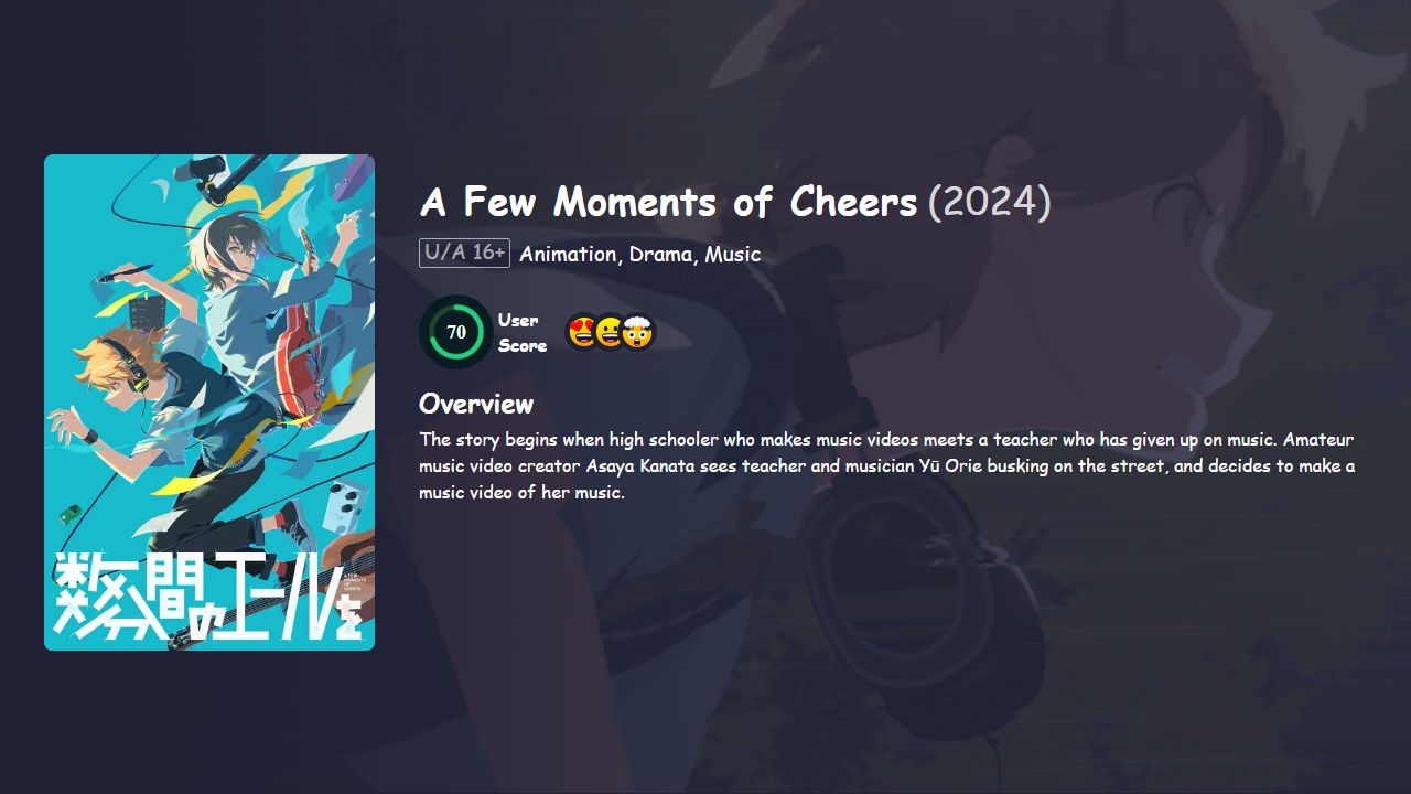 A Few Moments of Cheers (2024) Japanese Dubbed