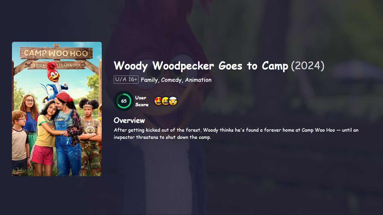 Woody Woodpecker Goes to Camp (2024) Hindi Dubbed