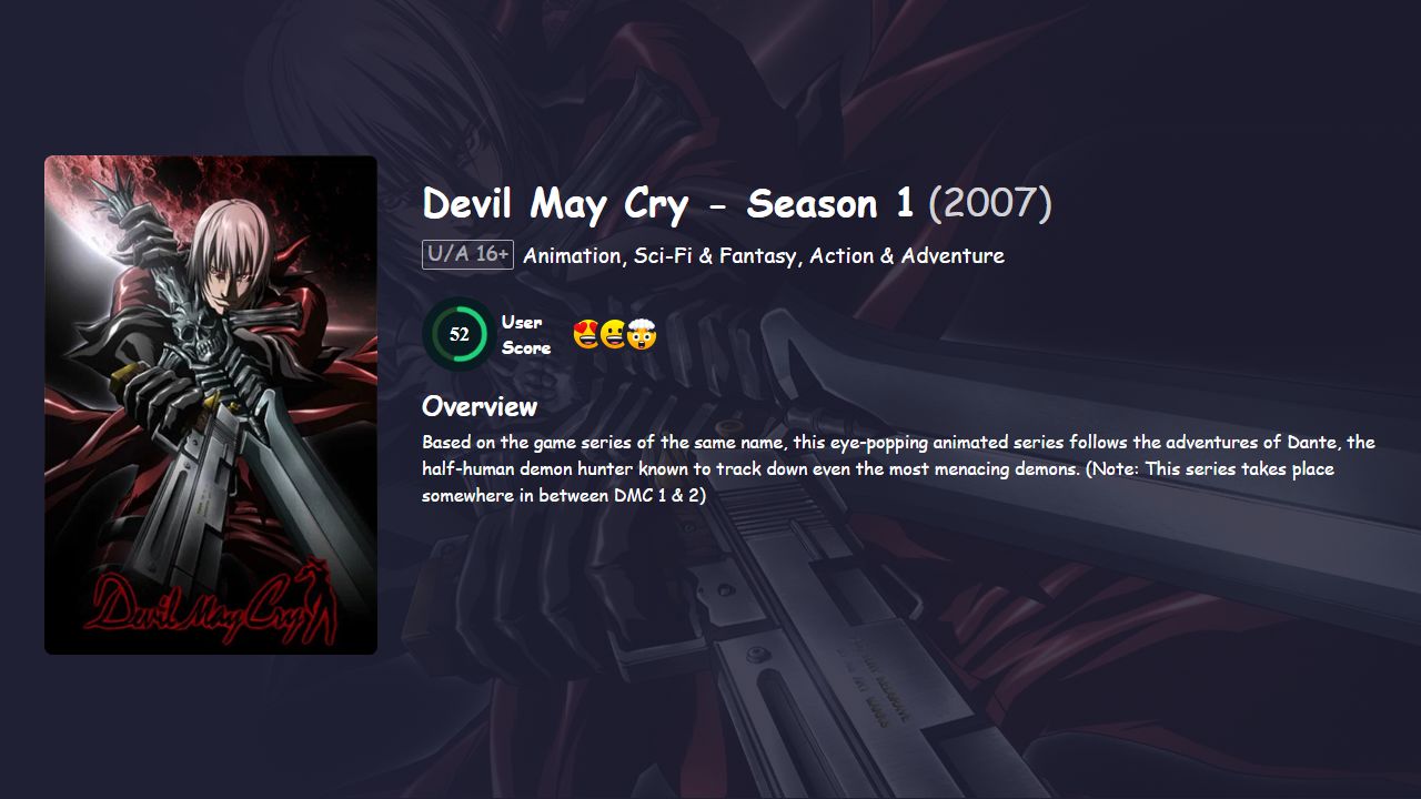 Devil May Cry Season 1 Hindi Dubbed