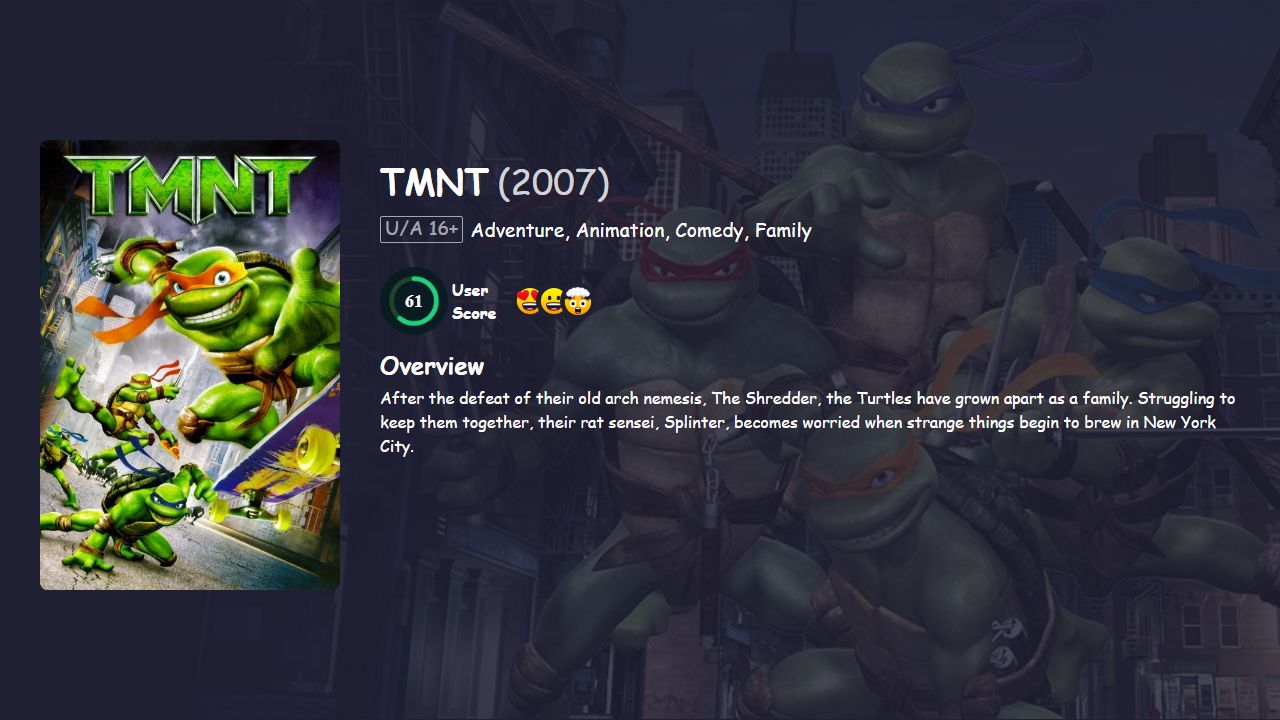 TMNT (2007) Hindi Dubbed