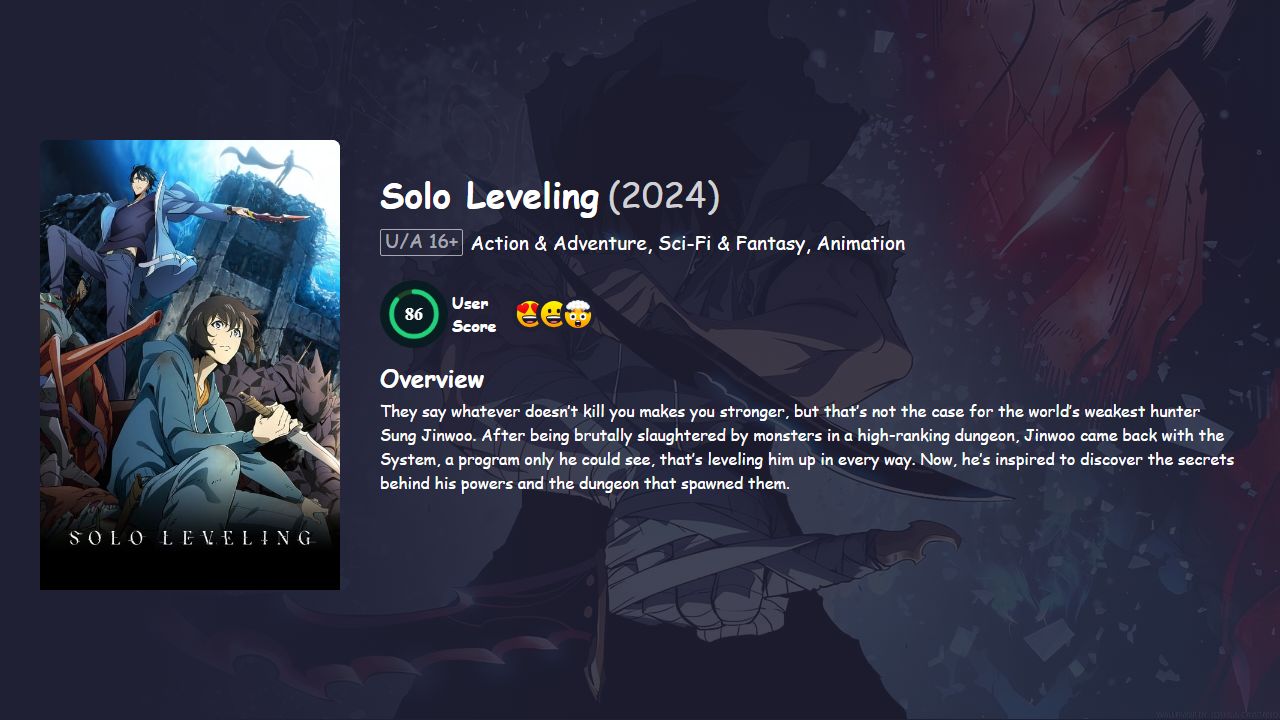 Solo Leveling Season 2 Hindi Dubbed