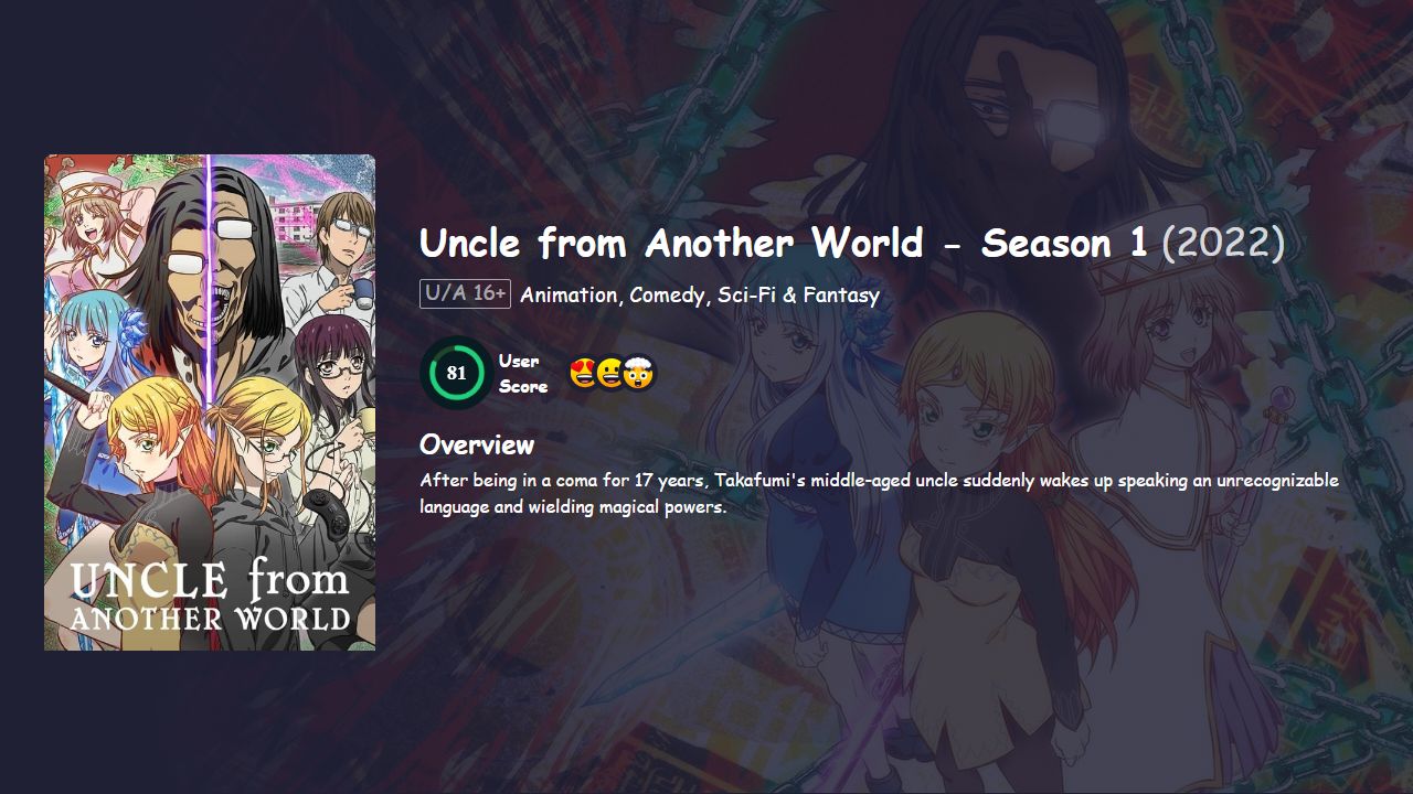 Uncle from Another World Season 1 Hindi Dubbed