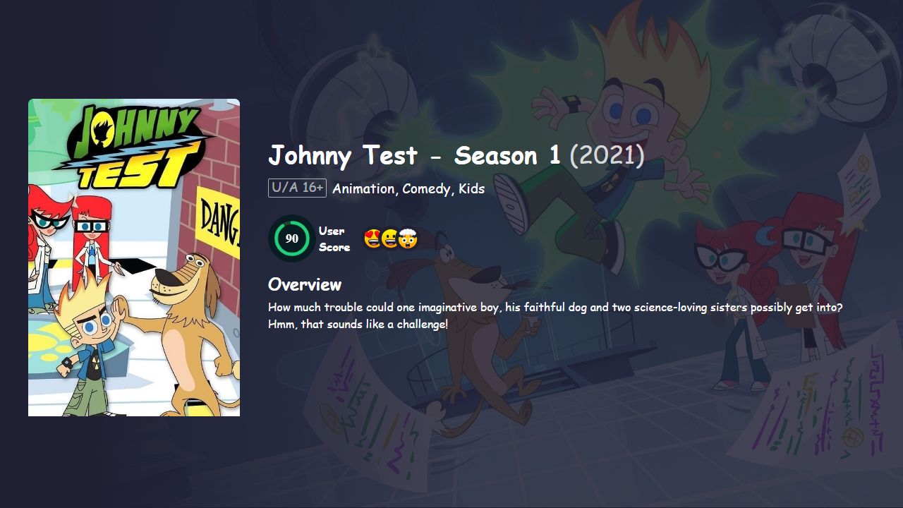 Johnny Test Season 1 Hindi Dubbed