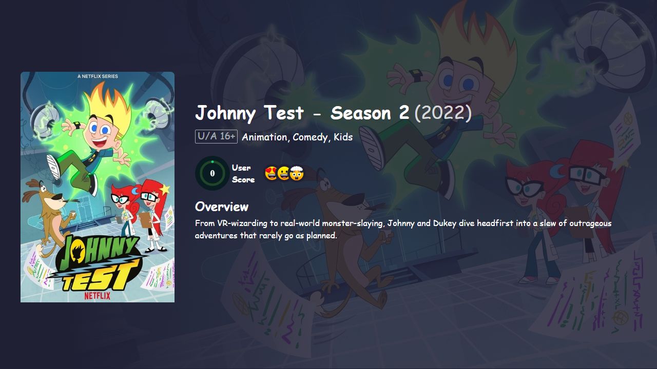 Johnny Test Season 2 Hindi Dubbed