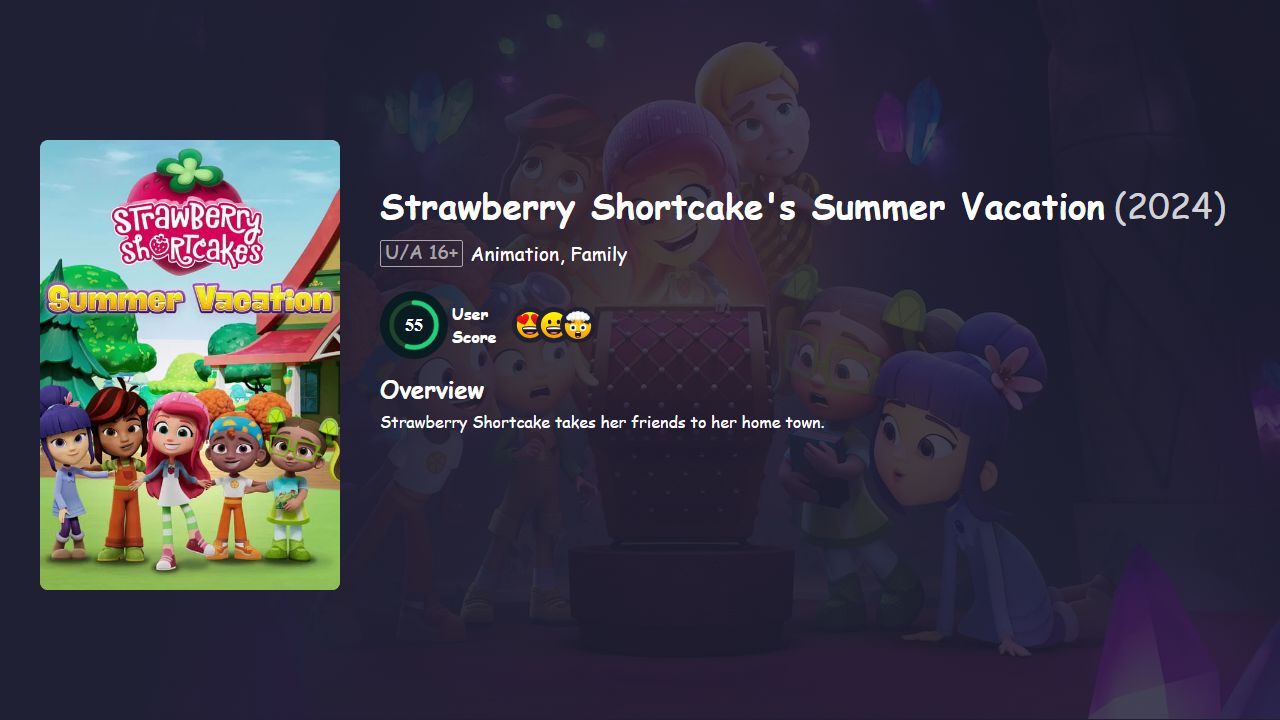 Strawberry Shortcake’s Summer Vacation (2024) English Dubbed