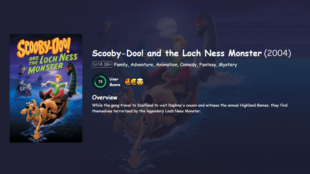 Scooby-Doo! and the Loch Ness Monster (2004) Hindi Dubbed