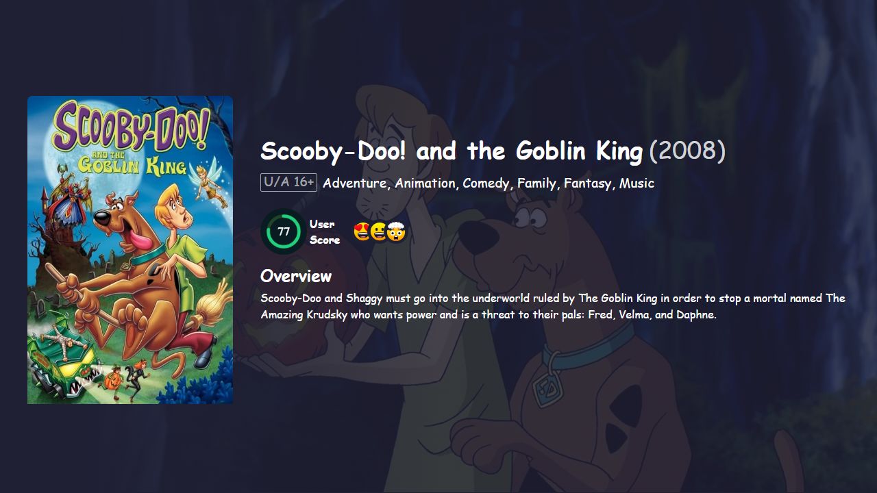 Scooby-Doo! and the Goblin King (2008) Hindi Dubbed