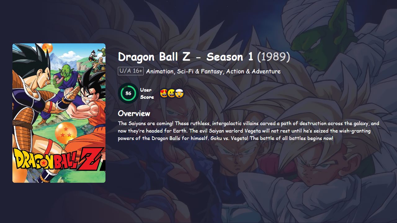 Dragon Ball Z Season 1 Japanese Dubbed