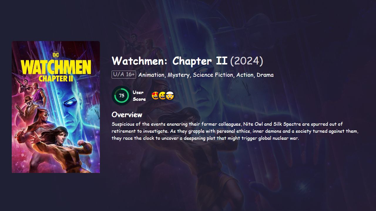 Watchmen: Chapter II (2024) English Dubbed