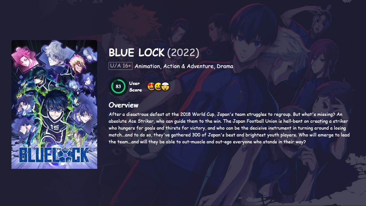 BLUE LOCK Season 2 Hindi Dubbed