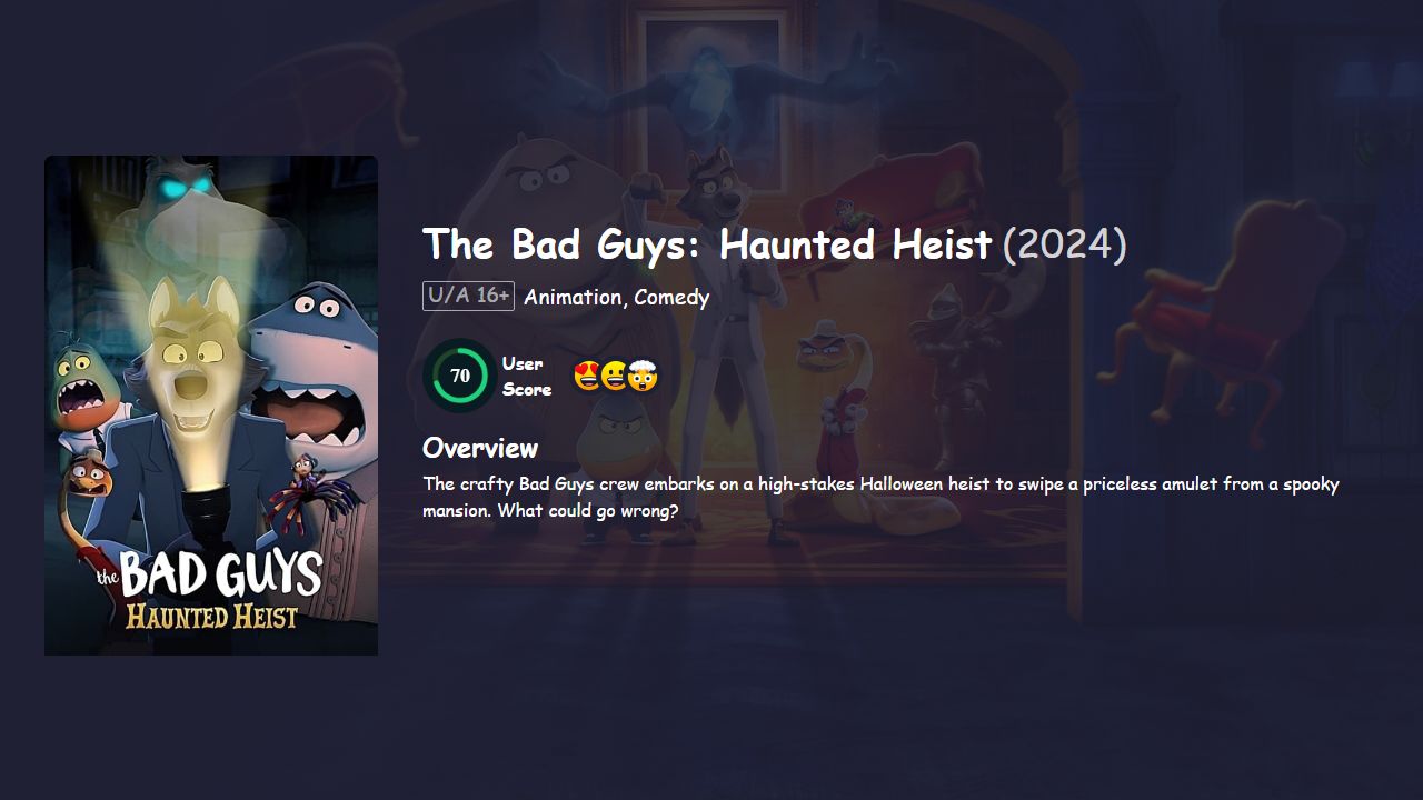 The Bad Guys: Haunted Heist (2024) English Dubbed