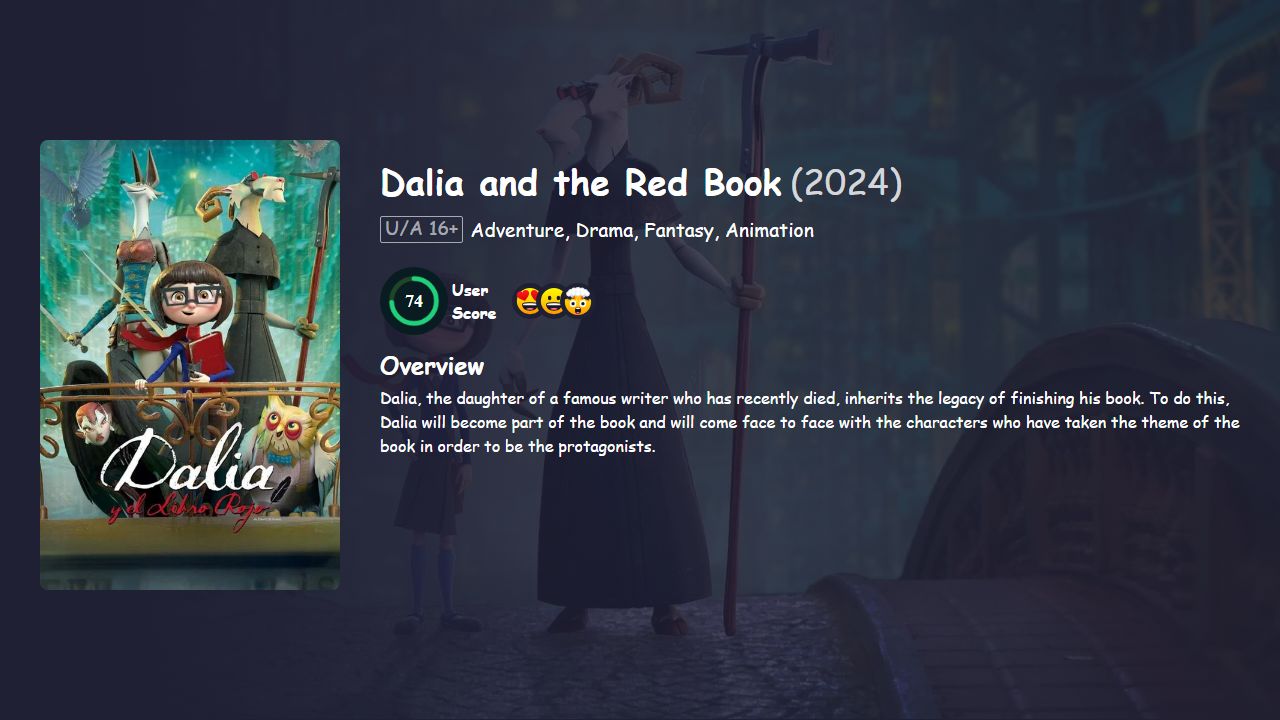 Dalia and the Red Book (2024) Spanish Dubbed