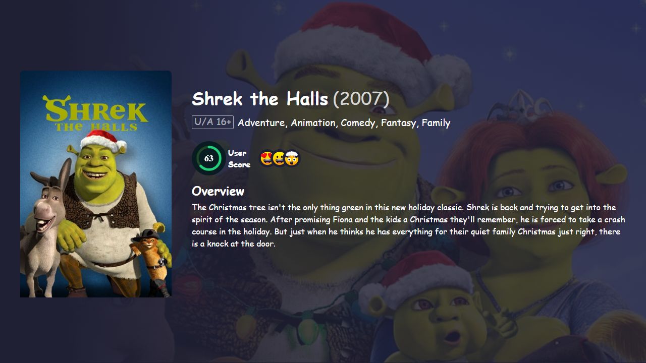 Shrek the Halls (2007) Hindi Dubbed
