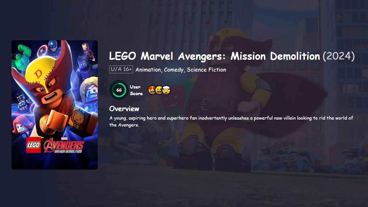 LEGO Marvel Avengers: Mission Demolition (2024) English Dubbed