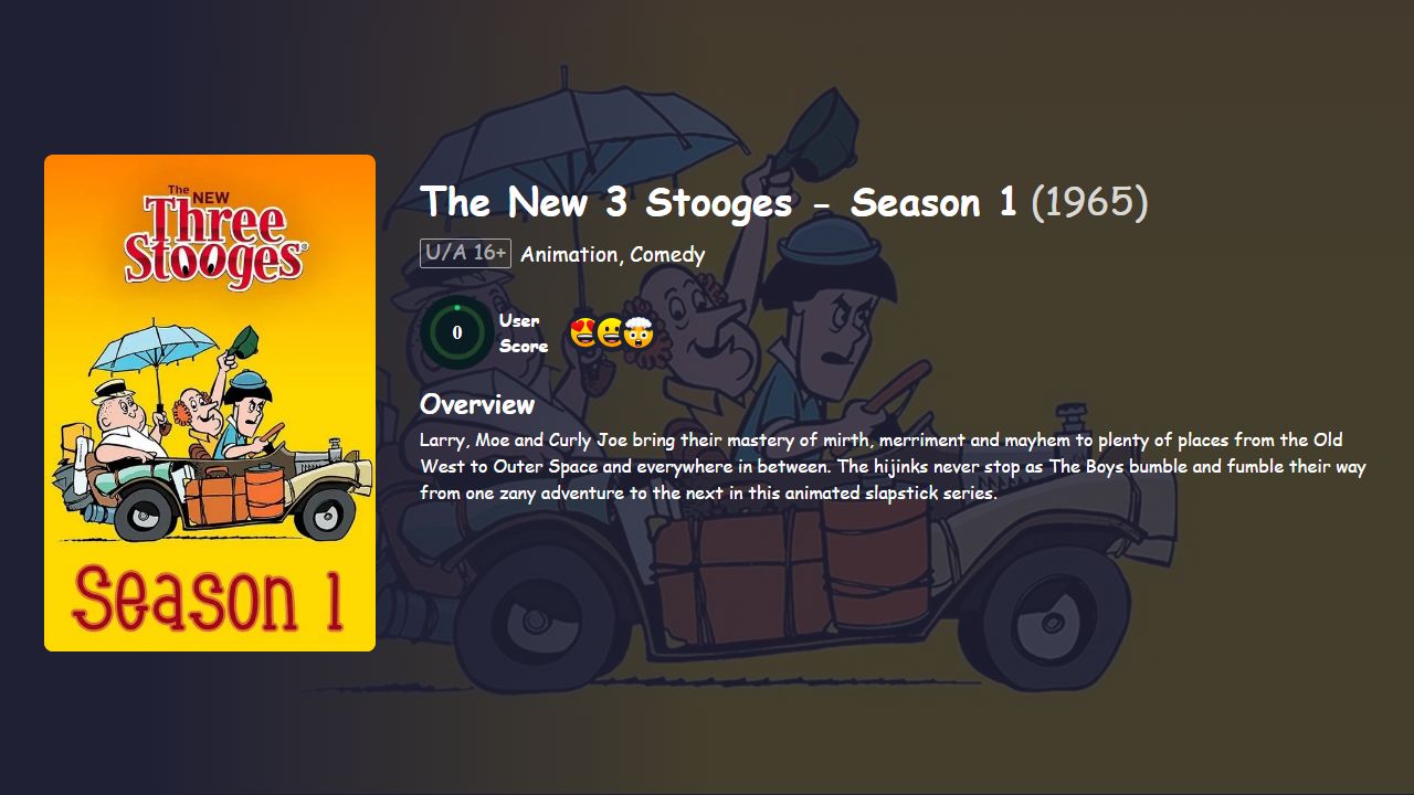 The New 3 Stooges Season 1 English Dubbed