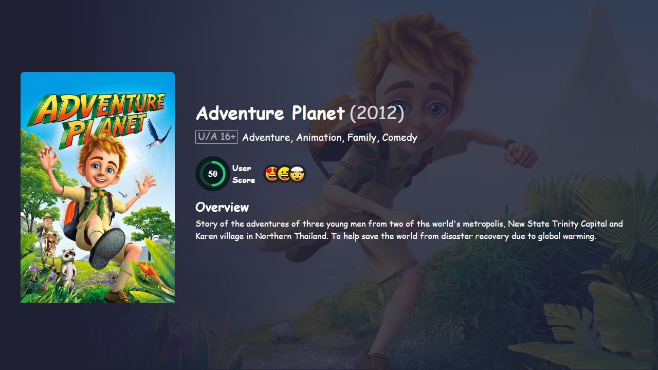 Adventure Planet (2012) Hindi Dubbed