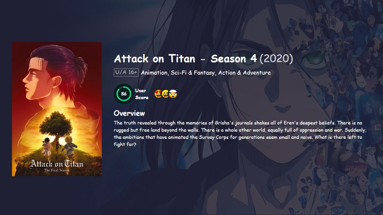 Attack on Titan Season 4 English Dubbed