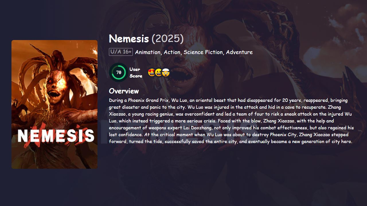Nemesis (2025) Chinese Dubbed