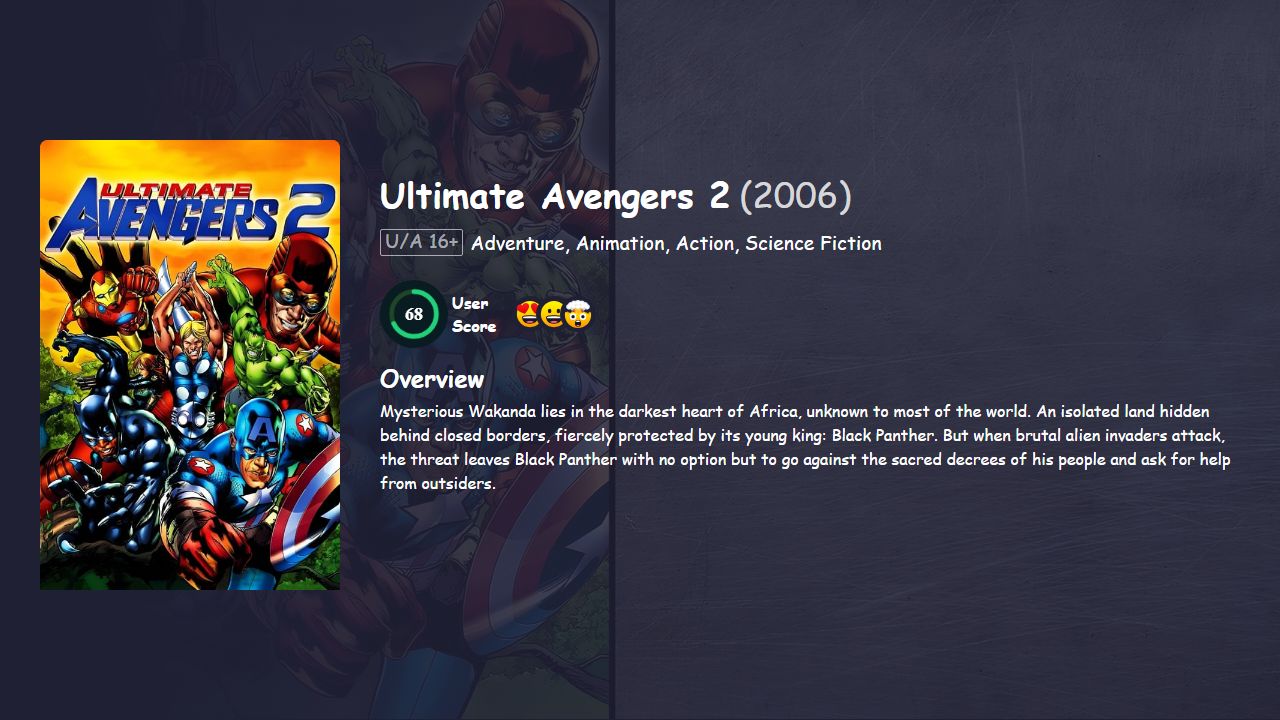 Ultimate Avengers 2 (2006) Hindi Dubbed