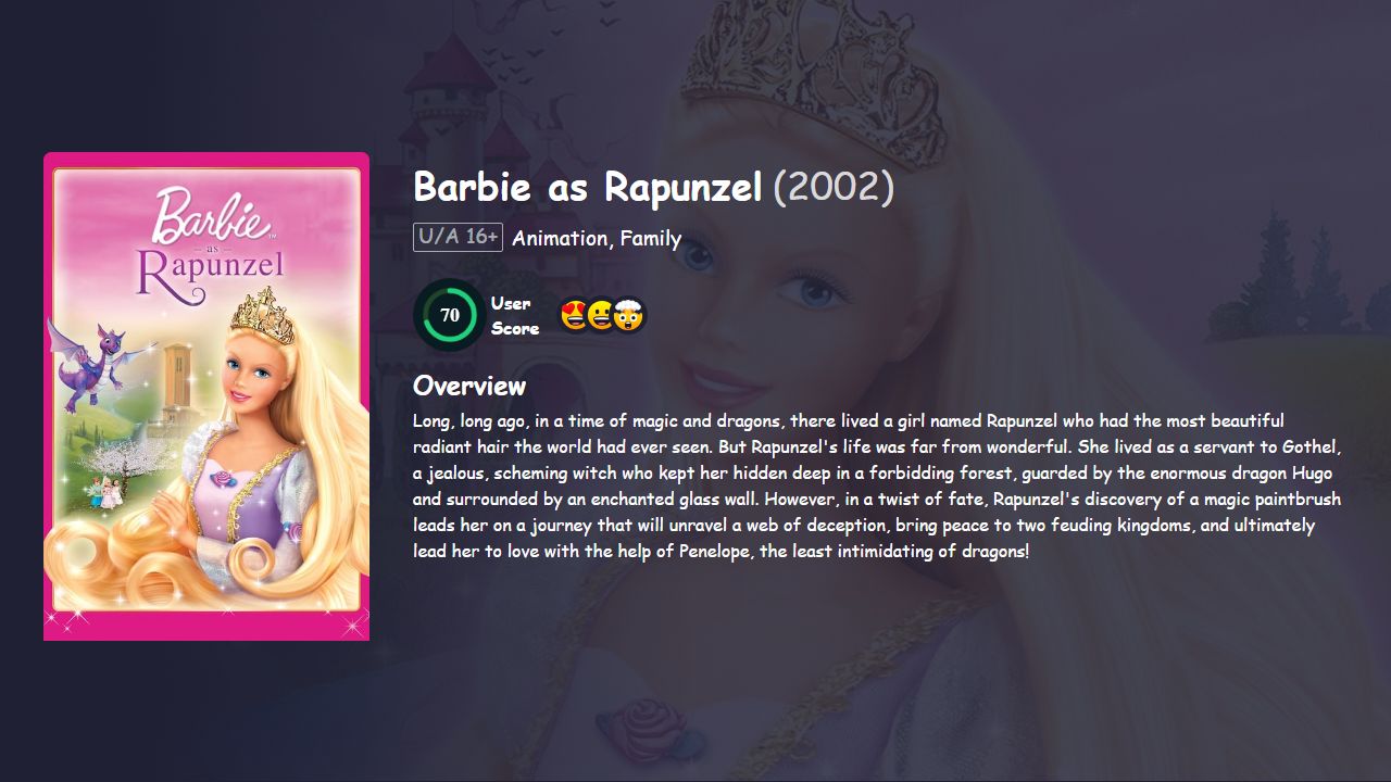 Barbie as Rapunzel (2002) Hindi Dubbed