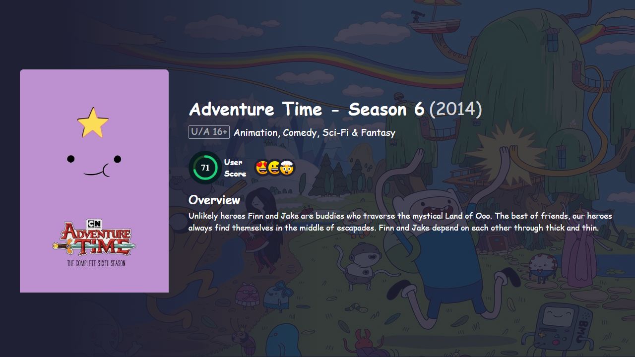 Adventure Time Season 6 Hindi Dubbed