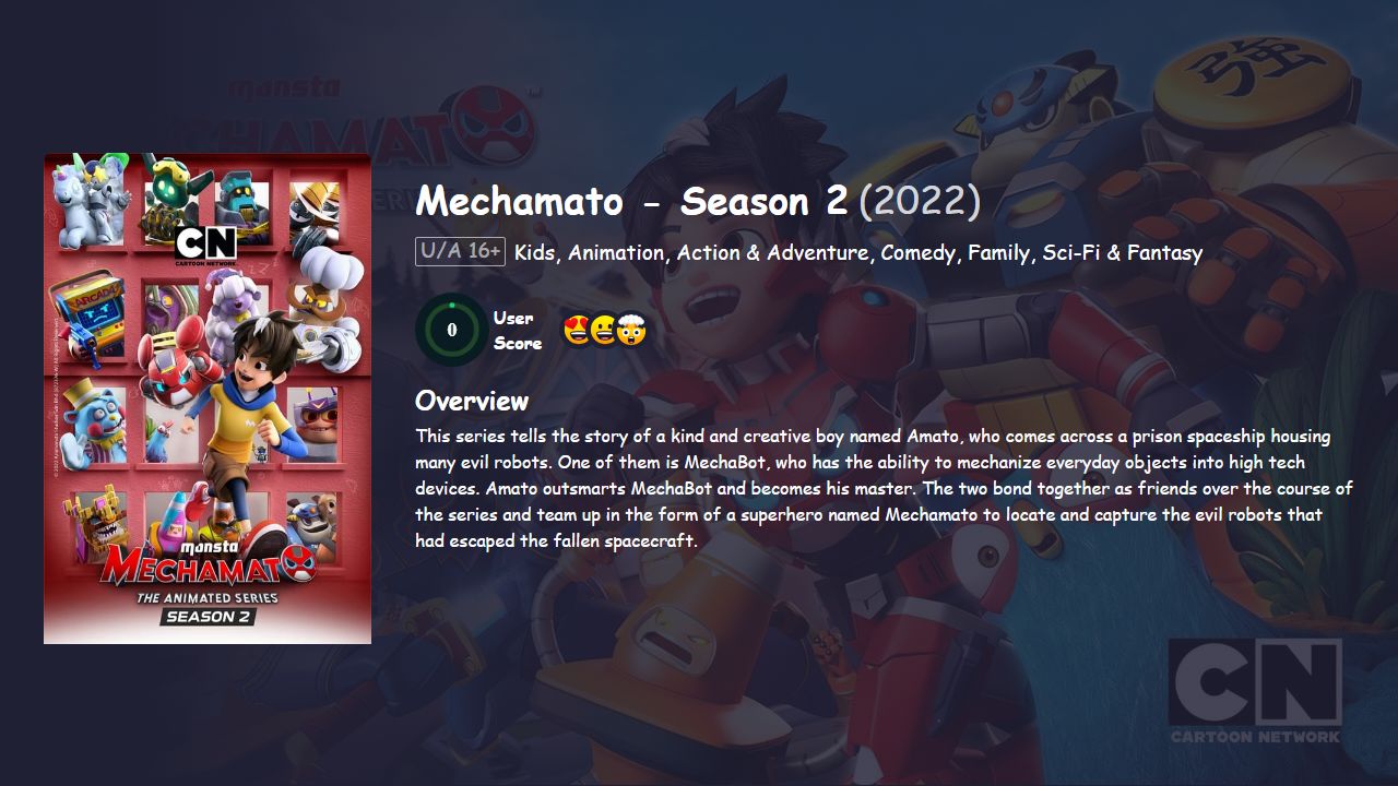 Mechamato The Animated Series Season 2 Hindi Dubbed