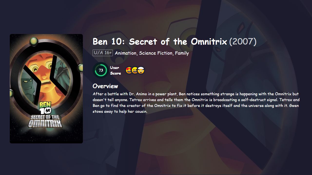 Ben 10: Secret of the Omnitrix (2007) Hindi Dubbed