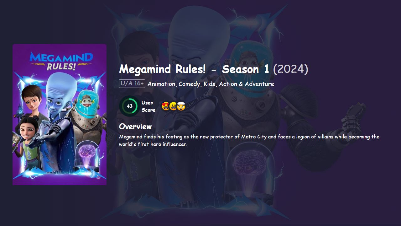 Megamind Rules! Season 1 English Dubbed