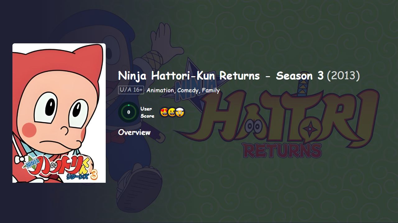 Ninja Hattori Returns Season 3 Hindi Dubbed