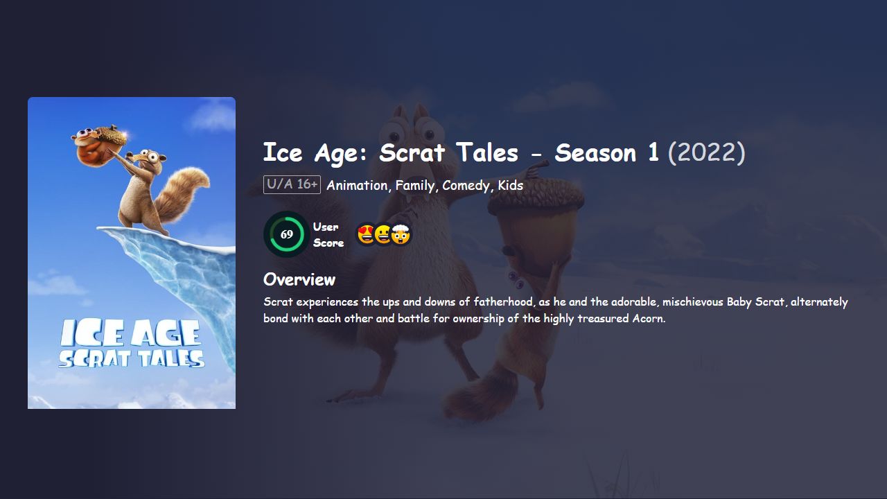 Ice Age: Scrat Tales Season 1 English Dubbed