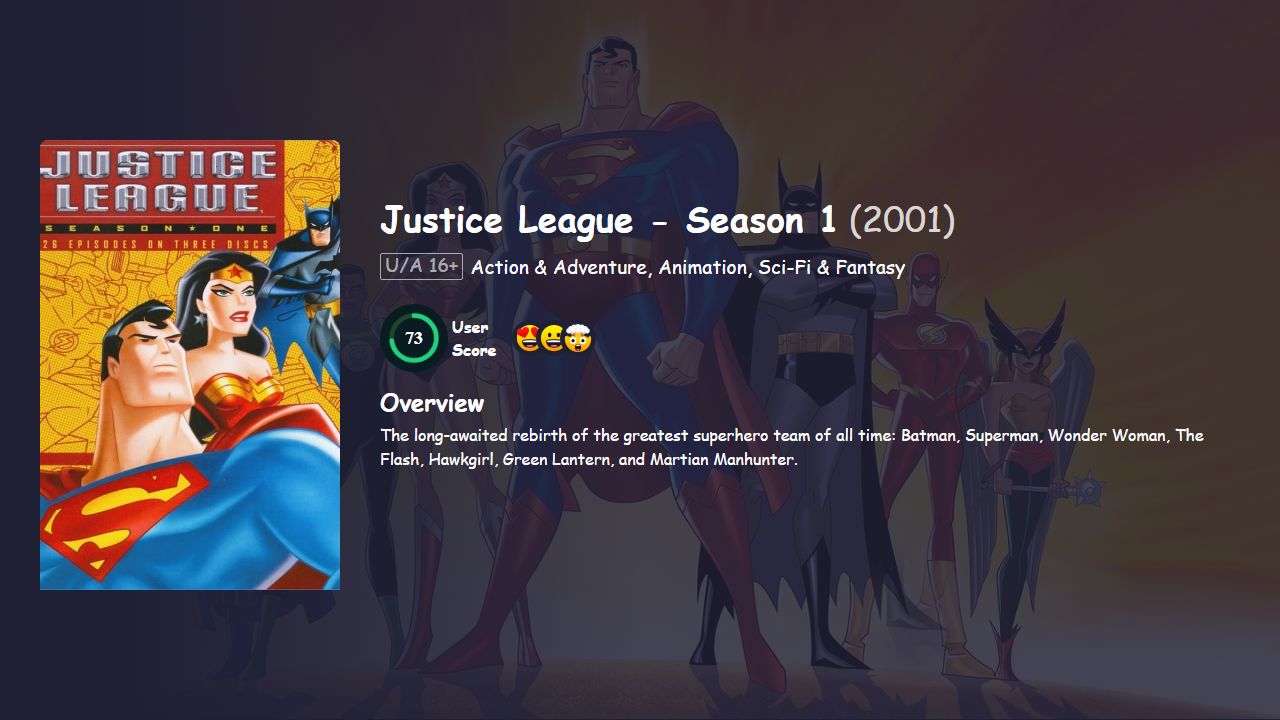 Justice League Season 1 Hindi Dubbed