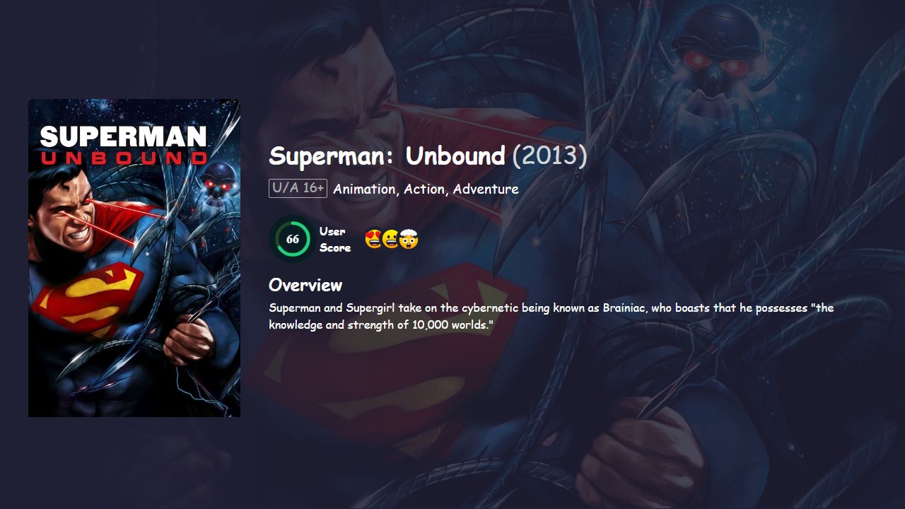 Superman: Unbound (2013) English Dubbed