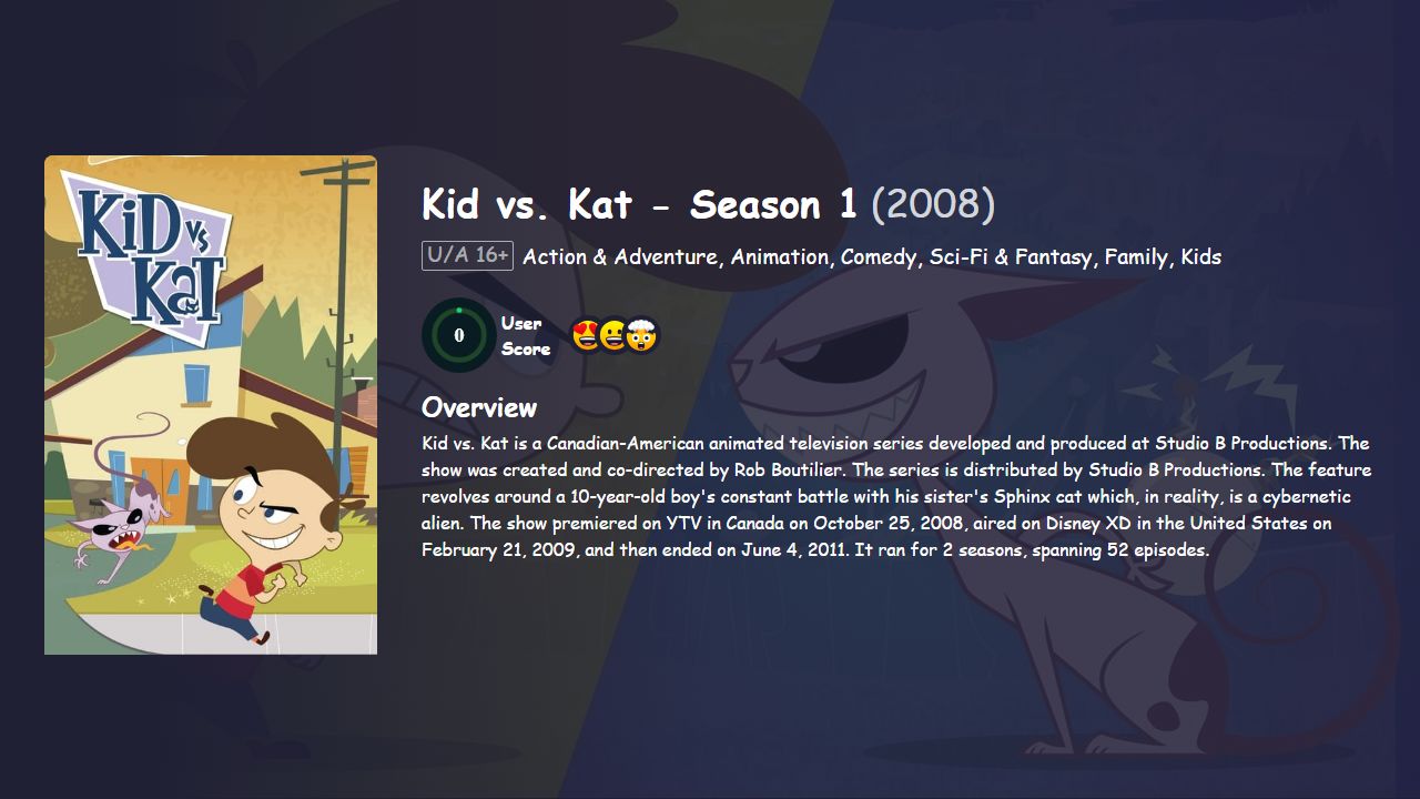 Kid vs. Kat Season 1 Hindi Dubbed