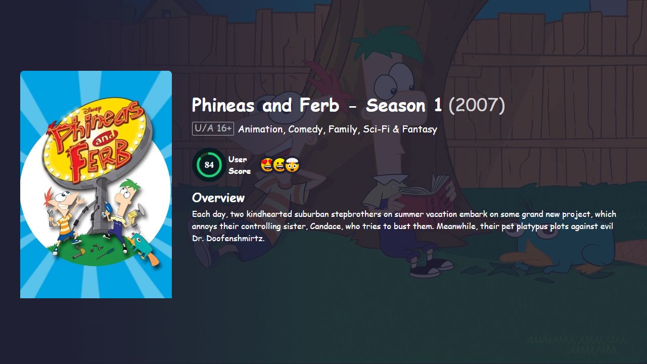 Phineas and Ferb Season 1 Hindi Dubbed