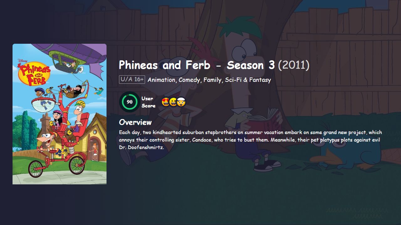 Phineas and Ferb Season 3 Hindi Dubbed