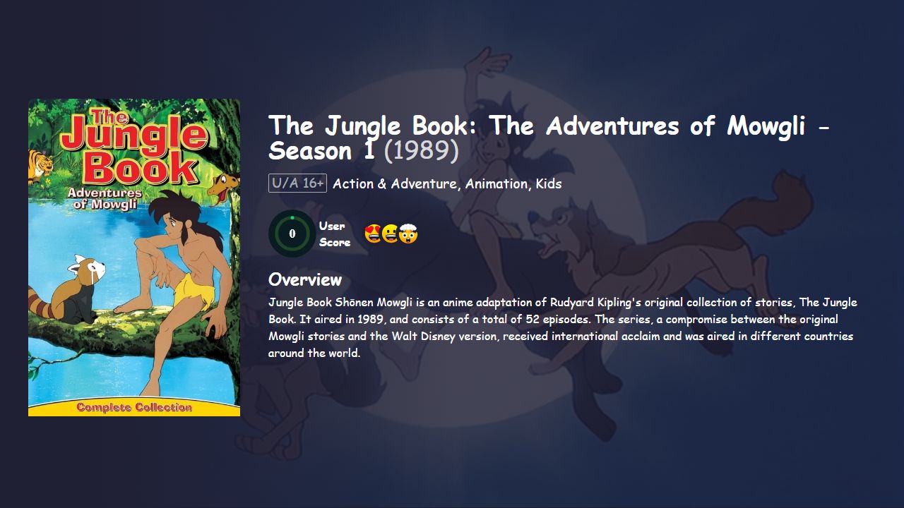 The Jungle Book: The Adventures of Mowgli Season 1 Hindi Dubbed